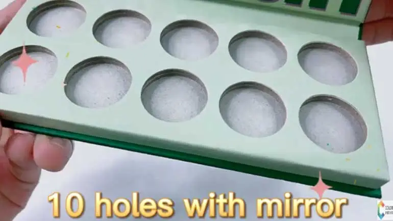 10 Holes with Mirror Palette