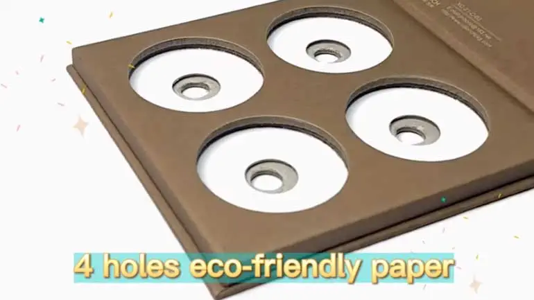 4 Holes Eco-Friendly Paper Palette