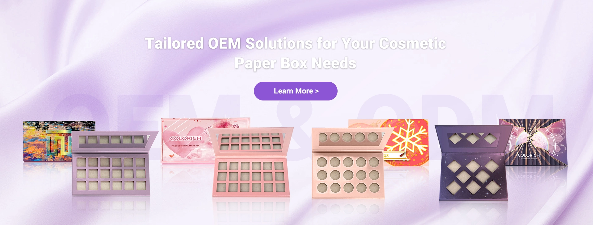 Tailored OEM Solutions for Your Cosmetic Paper Box Needs