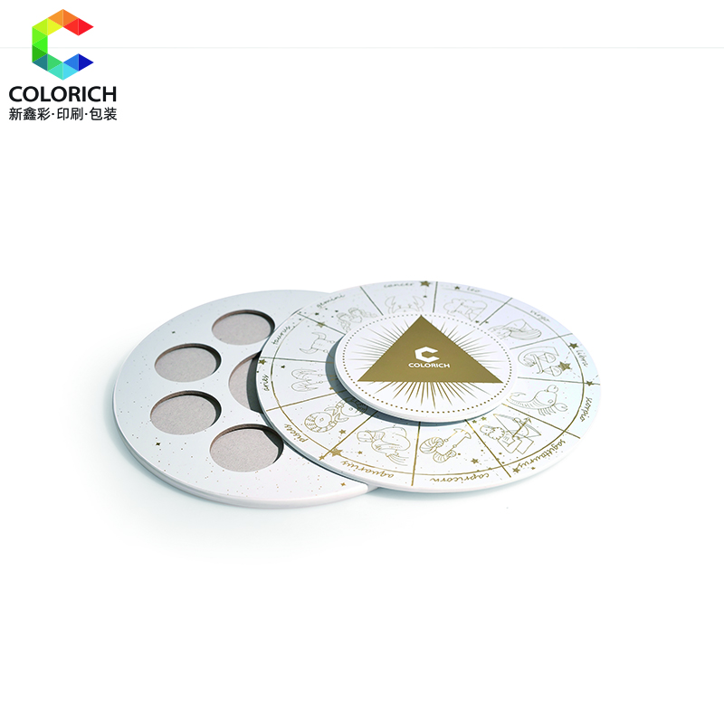 ccircular design with foil edge paper palette packaging(10)