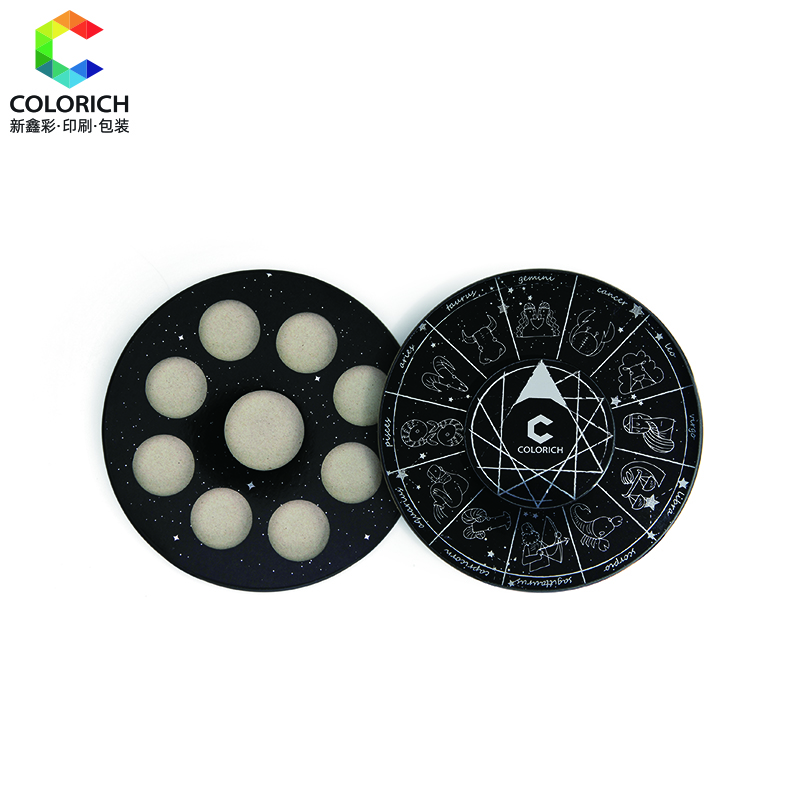 ccircular design with foil edge paper palette packaging(2)