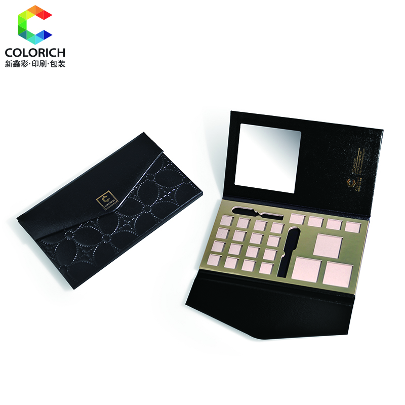 leather bag style eyeshadow packaging box5